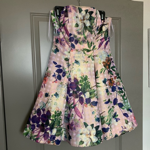 iridescent cocktail dress